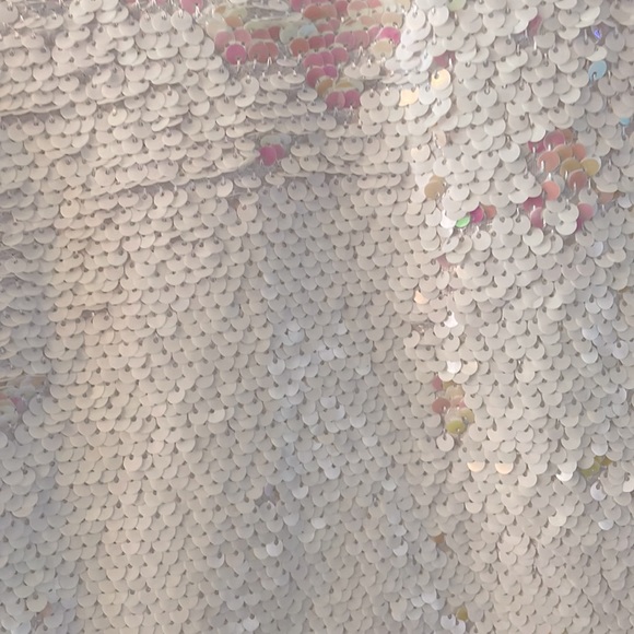 Front Row Shop Sequin White & Pink Blazer Size XS NWT - Picture 6 of 6